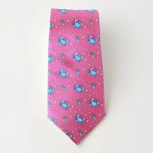 Vineyard Vines Boys Crab Silk Tie Tie Silk Made In USA Preppy Classic